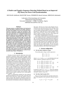 A Positive and Negative Sequences Detecting Method Based on an