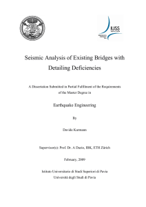 Seismic Analysis of Existing Bridges with Detailing