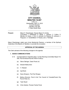 City of Hamilton Council Minutes 16