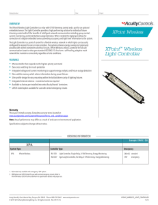 XPoint™ Wireless Light Controller