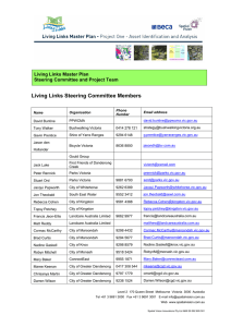Living Links Steering Committee Members