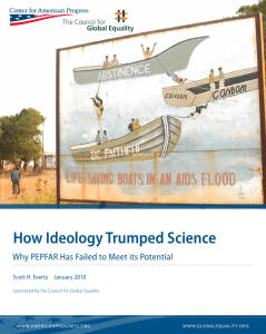 How Ideology Trumped Science - Council for Global Equality