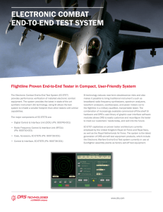 ELECTRONIC COMBAT END-TO-END TEST SYSTEM