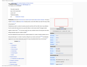 Thalidomide - Wikipedia, the free encyclopedia