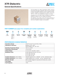 X7R Dielectric