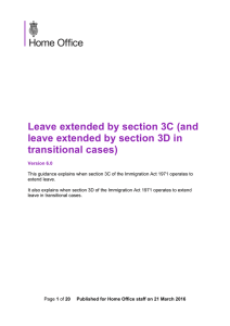 Leave extended by section 3C (and leave extended by