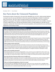 Key Facts about the Uninsured Population