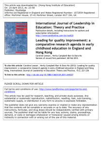 International Journal of Leadership in Education