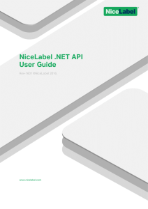 NiceLabel: Barcode label design and printing software