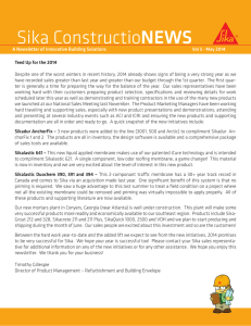 Sika ConstructioNEWS