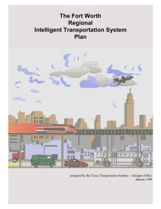 Fort Worth Regional Intelligent Transportation System Plan