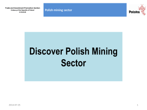 Prezentacja "Discover Polish Mining Sector"