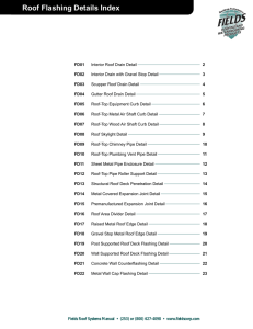 Roof Flashing Details Index