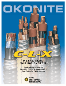 CLX Metal Clad Wiring System Catalog