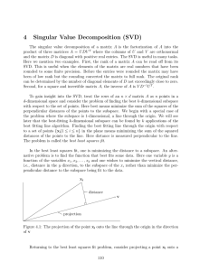 4 Singular Value Decomposition (SVD)