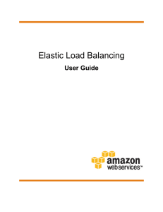Elastic Load Balancing - User Guide