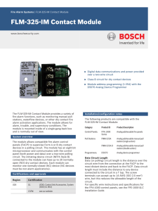 FLM‑325‑IM Contact Module