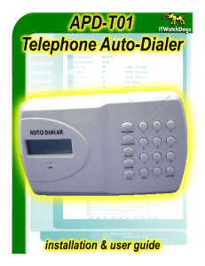 APD-T01 Telephone Autodialer