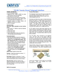 TCI-20: Twenty Circuit Telegraph Interface
