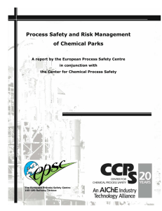 Process Safety and Risk Management of Chemical Parks