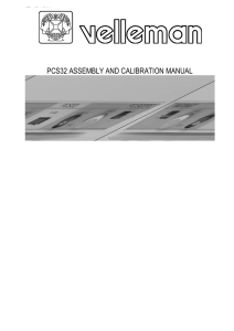 pcs32 assembly and calibration manual