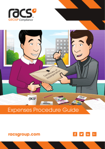 Expenses Procedure Guide