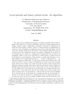 Local periods and binary partial words