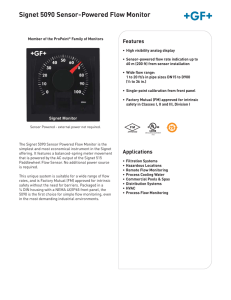 Signet 5090 Sensor-Powered Flow Monitor