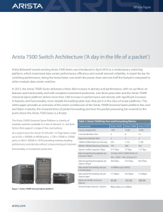 Arista 7500 Switch Architecture (`A day in the life of a packet`)