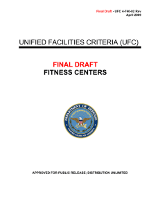 DRAFT UFC 4-740-02 Fitness Centers