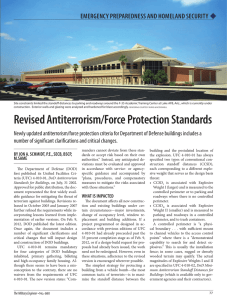 Revised Antiterrorism/Force Protection Standards