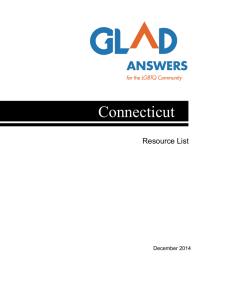 Connecticut Resource List Updated 12/30/2014