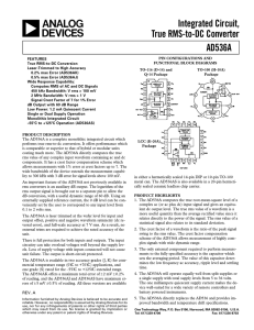 AD536A IC True RMS-to