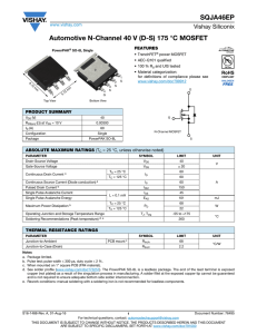 SQJA46EP Datasheet