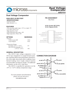 Dual Voltage Comparator
