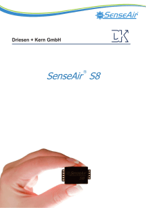 SenseAir S8 - Sensor + Test