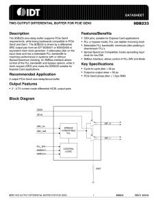 9DB233 Datasheet