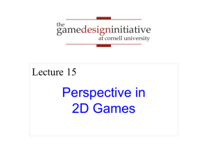 Perspective in 2D Games