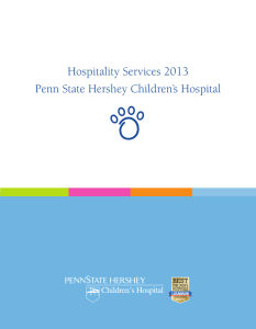 Children`s Hospital Hospitality Services