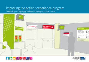 Improving the patient experience program