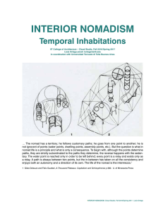 interior nomadism - IIT College of Architecture