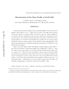 Measurement of the Mass Profile of Abell 1689
