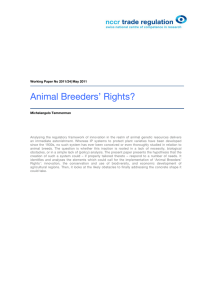 Animal Breeders` Rights?