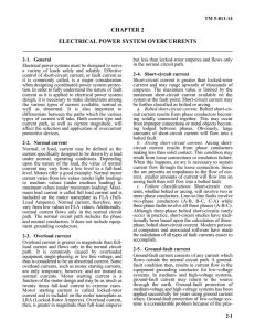 chapter 2 electrical power system overcurrents