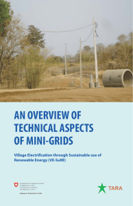 an overview of technical aspects of mini-grids