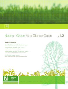 Neenah Green At-a-Glance Guide v1.2
