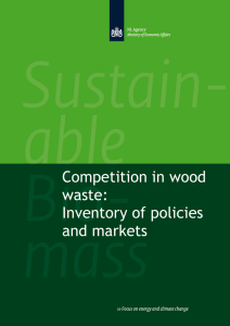 Competition in wood waste - Netherlands Enterprise Agency