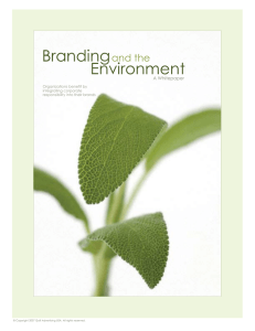 Branding and the Environment
