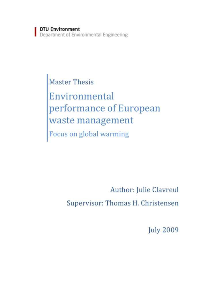 environmental management thesis