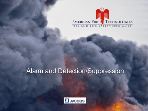 Alarm and Detection/Suppression